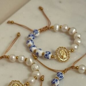 Pulsera con perlas